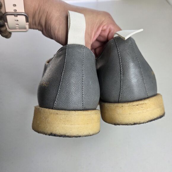 Common Projects Cadet Derby Dark Gray Pebble Grain Leather Shoes Size 47 main image 7